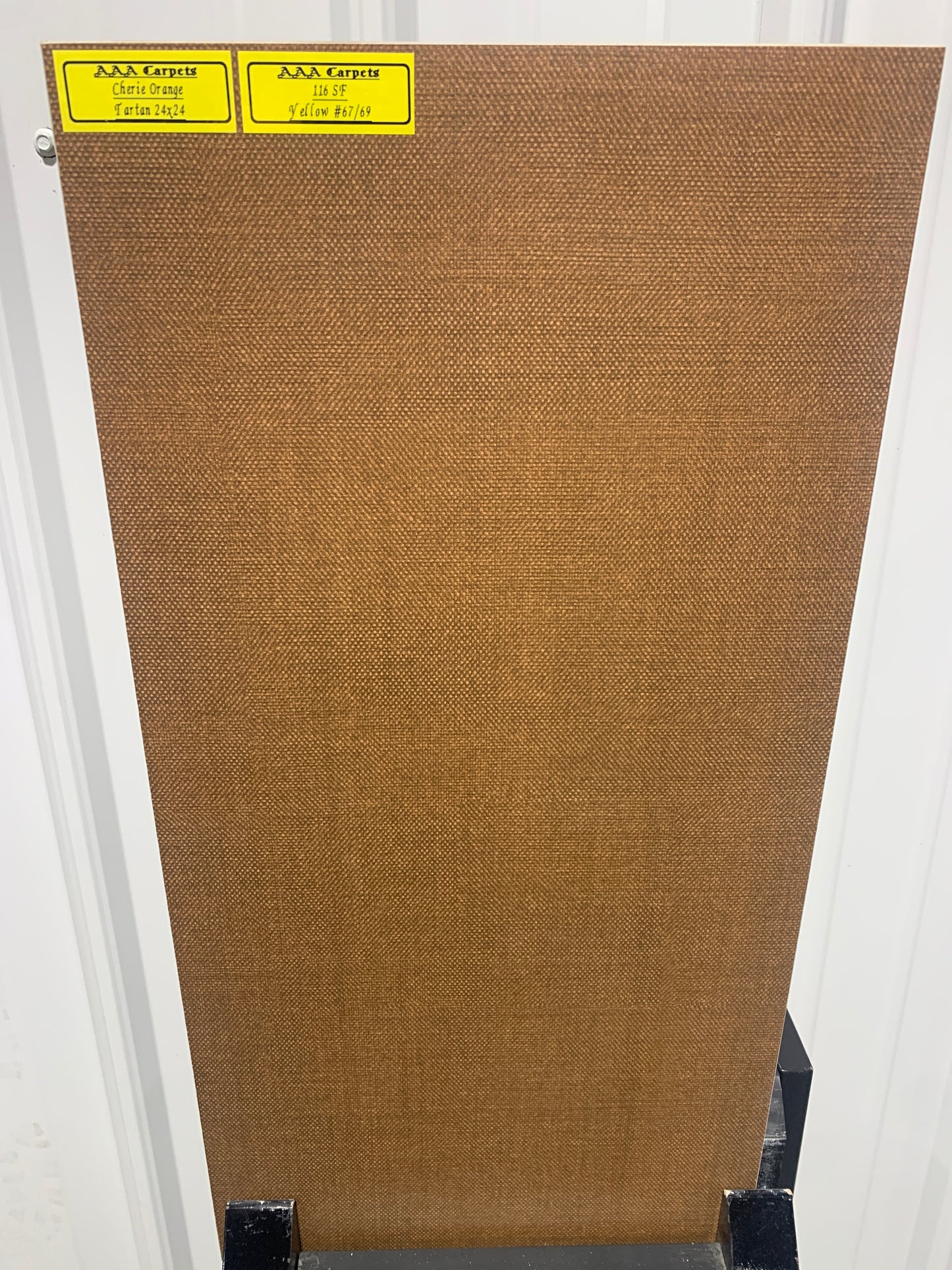 Cherie Orange Tartan 12x24 Tile