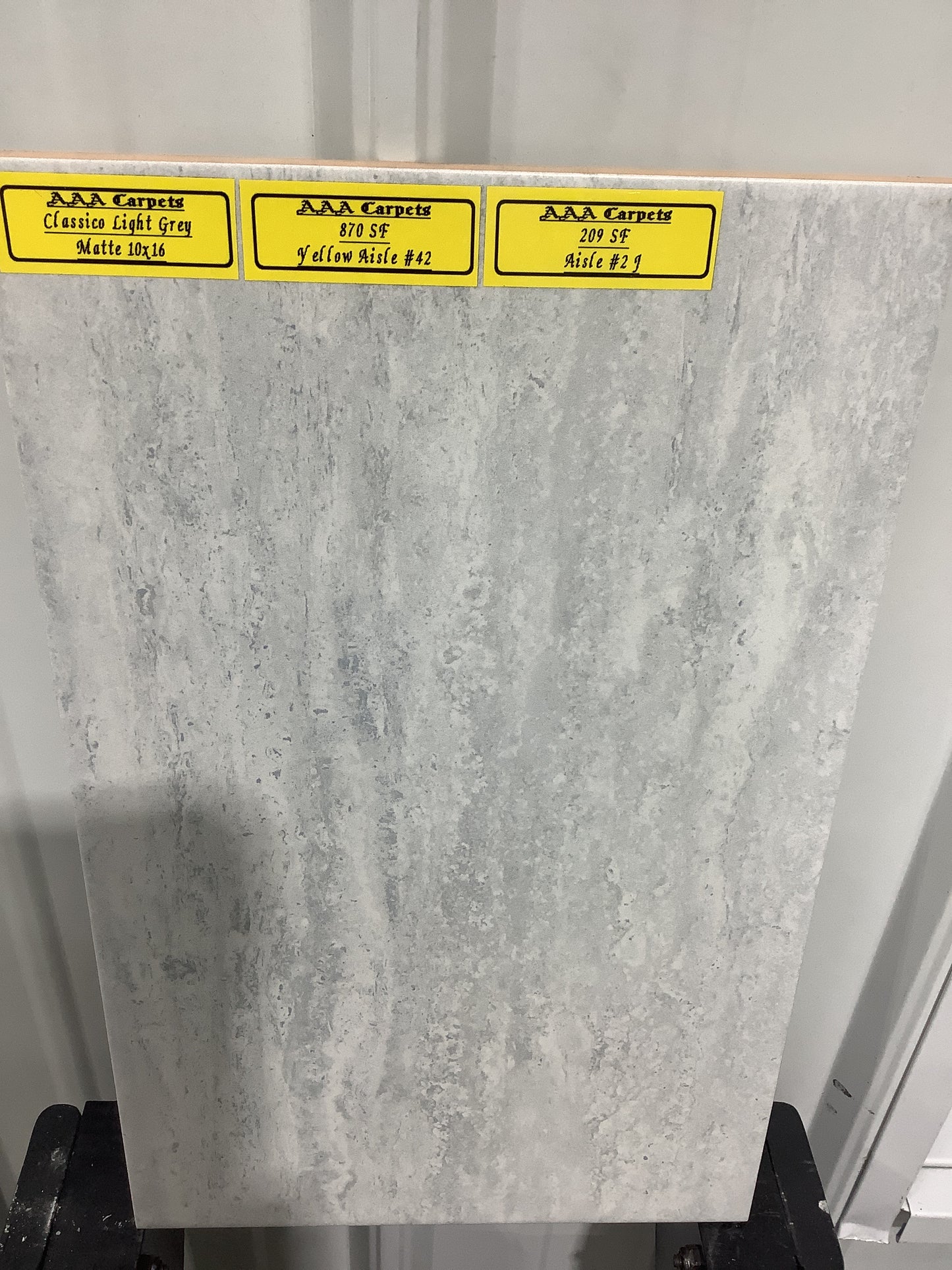Classico Light Grey Matte 10x16 Tile