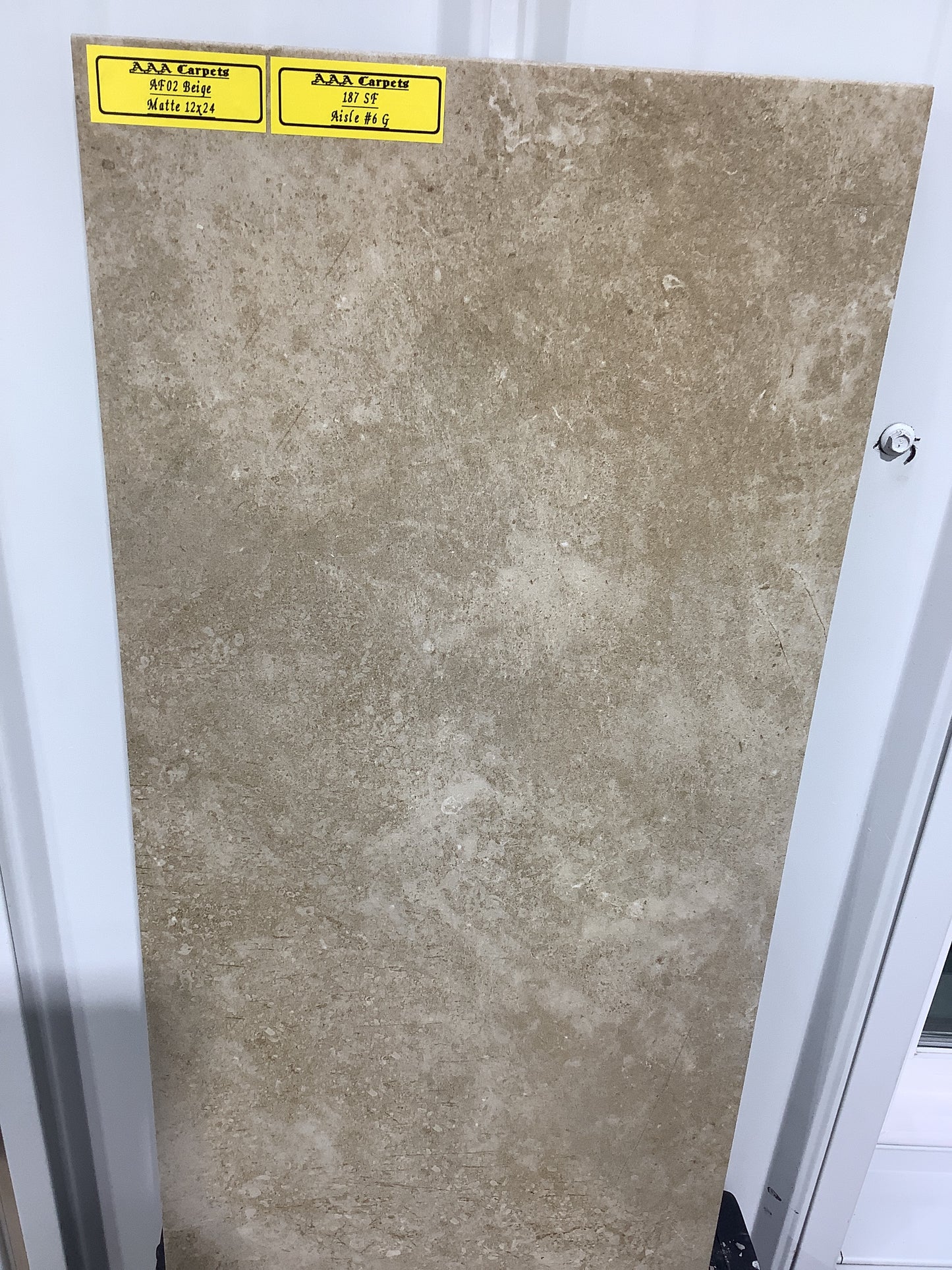 AF02 Beige Matte 12x24 Tile