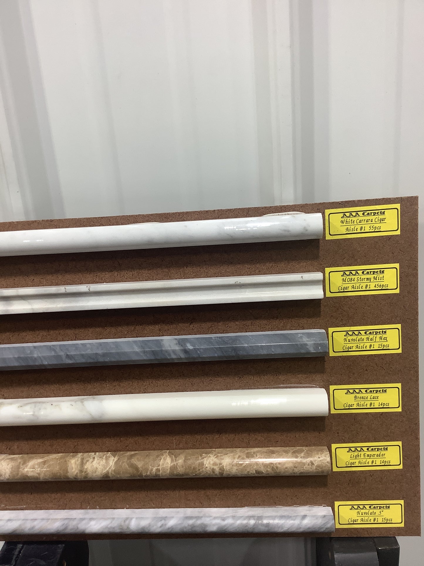 Light Emperador Cigar Tile Base