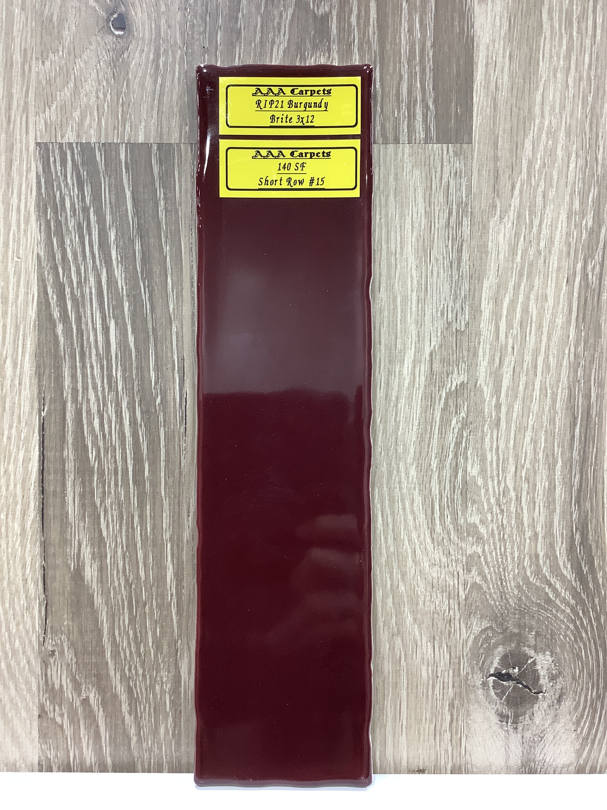RIP21 Burgundy Brite 3x12
