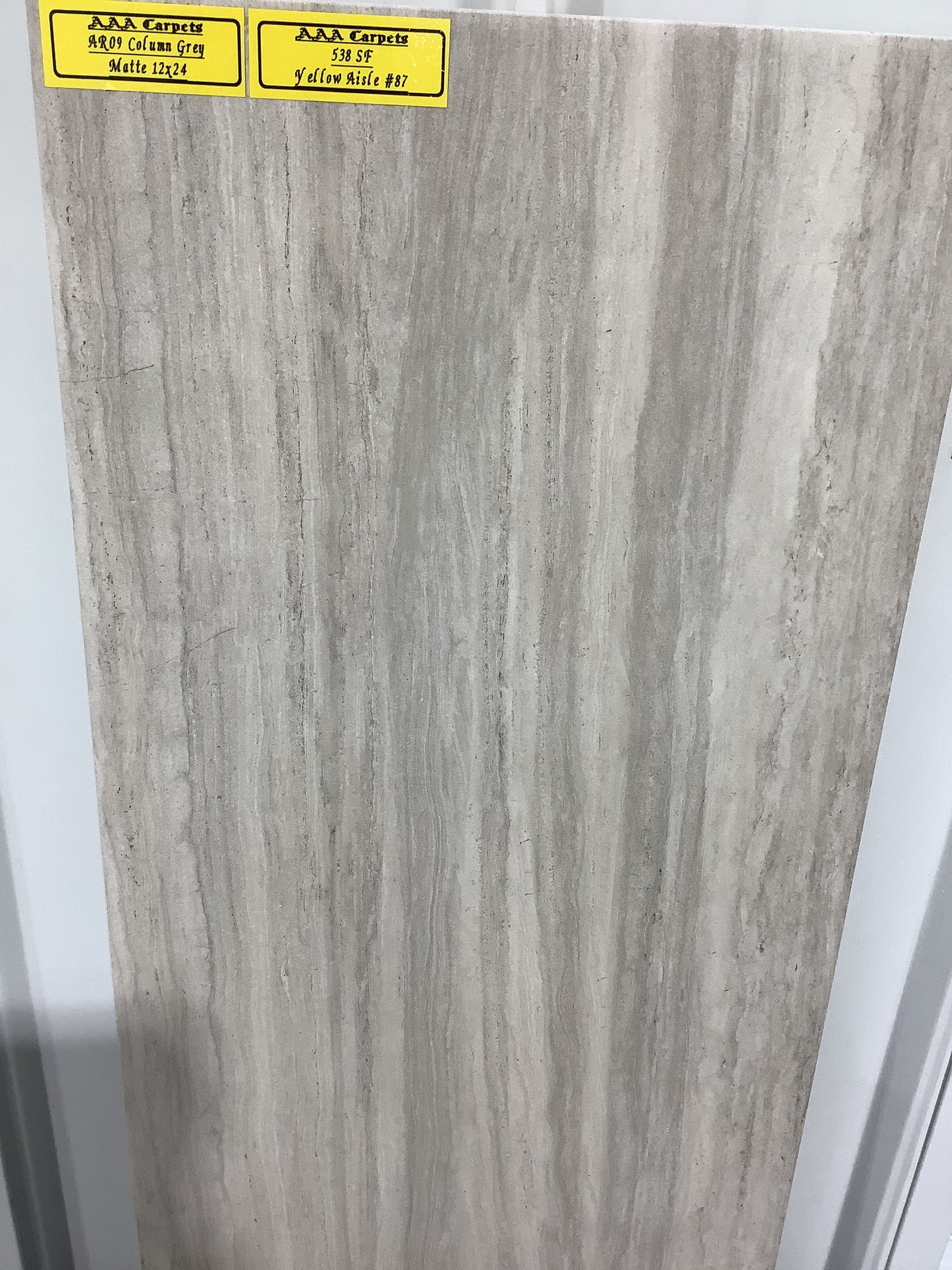 AR09 Column Grey Matte 12x24 Tile