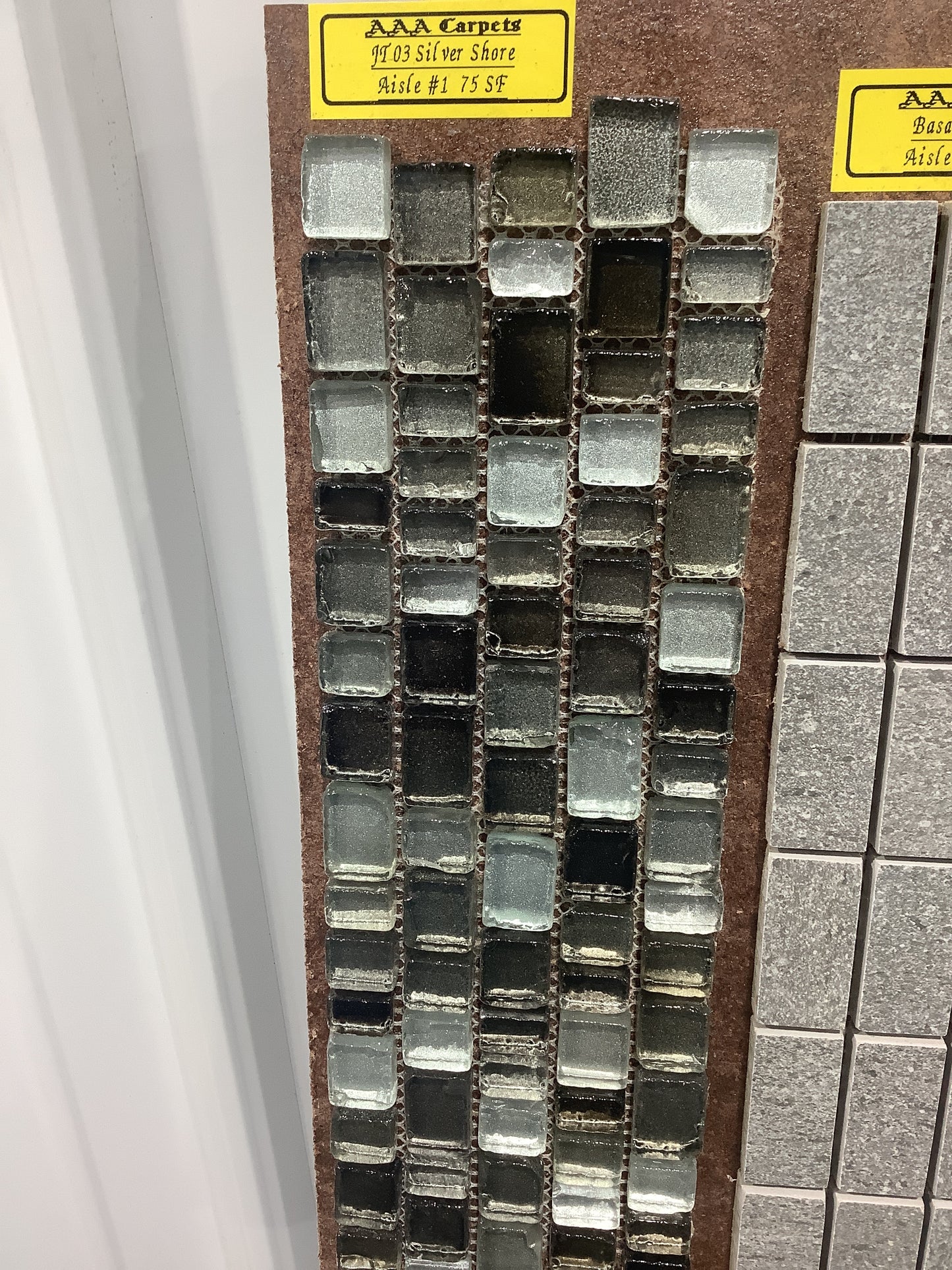 JT03 Silver Shore Glass Mosaic