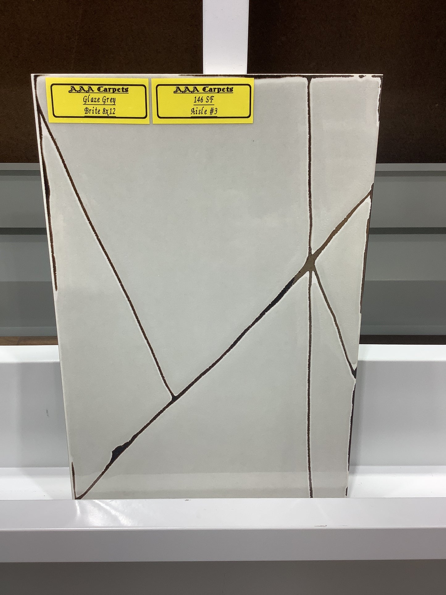Glaze Grey Brite 8x12