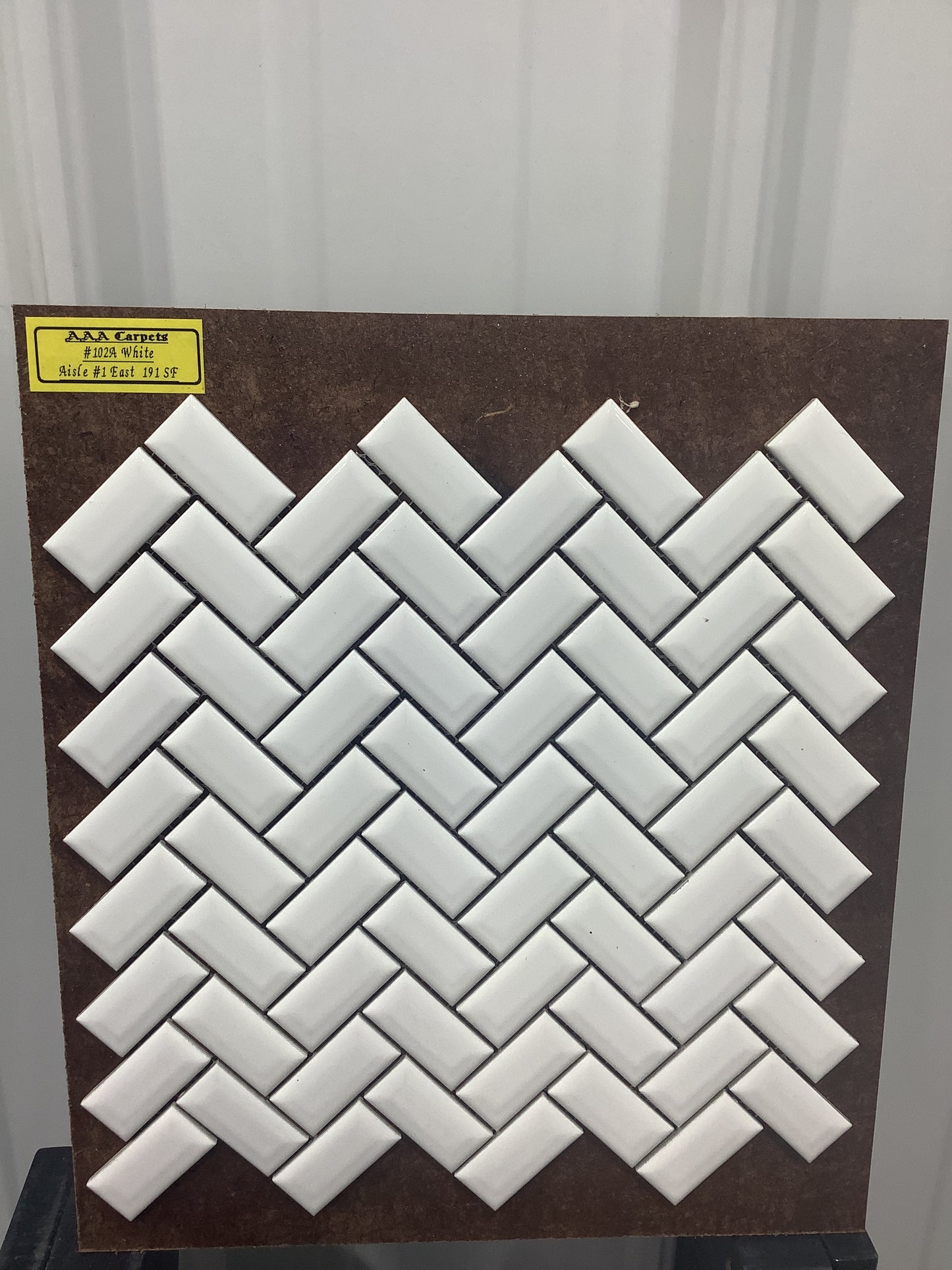#102A White Tile Mosaic