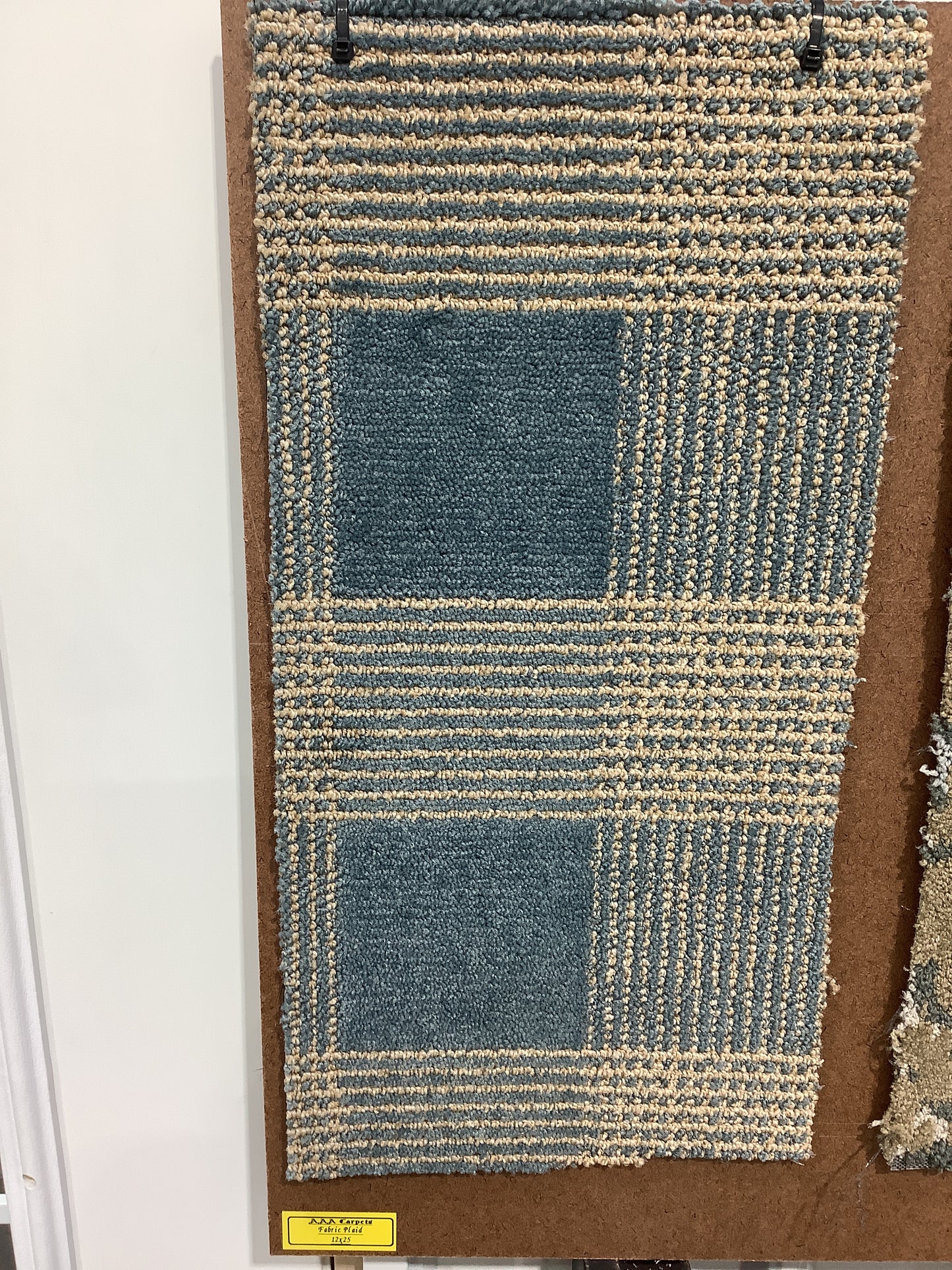 Fabric Plaid Commercial Designer Carpet