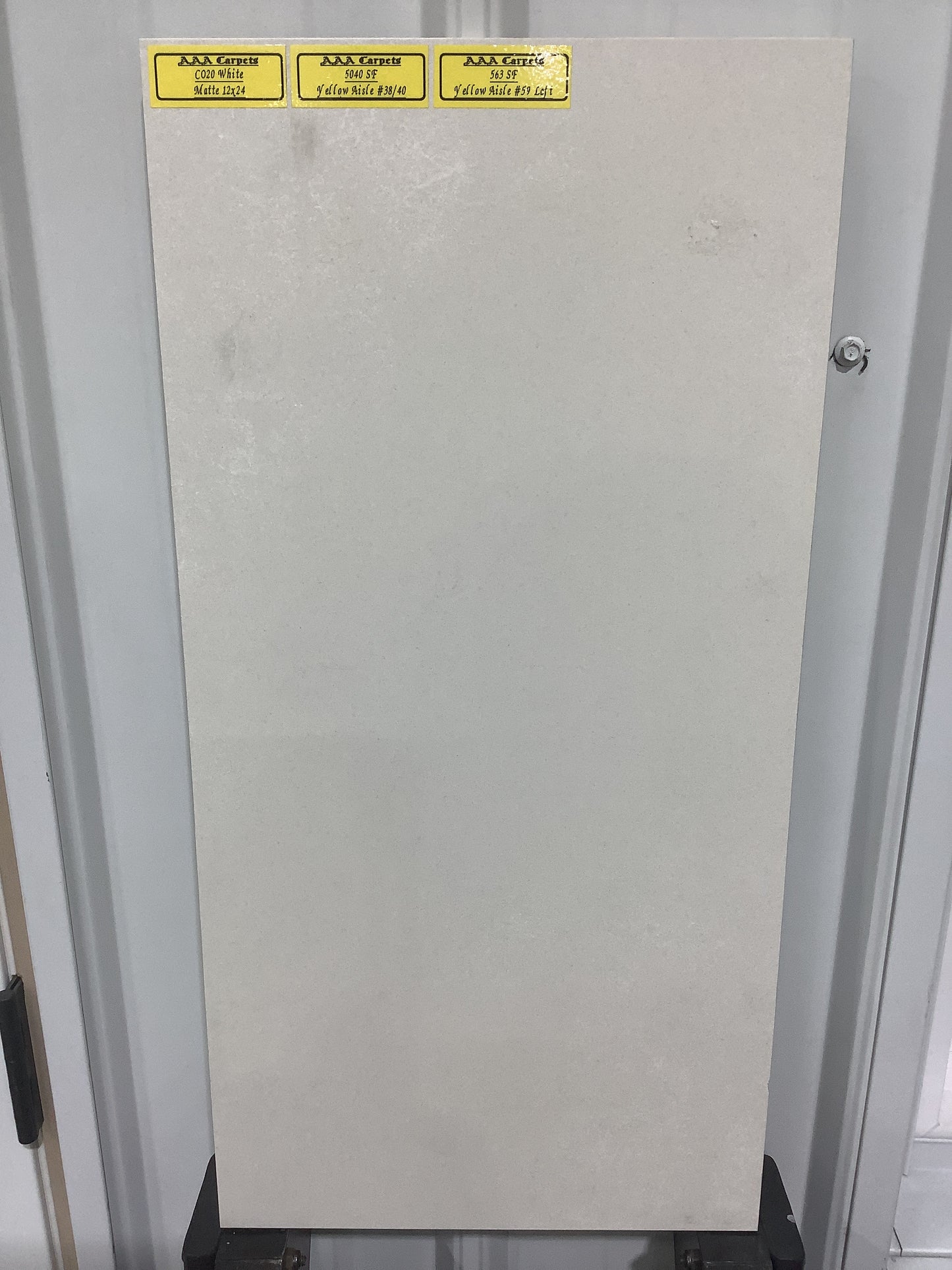 C020 White Matte 12x24 Tile
