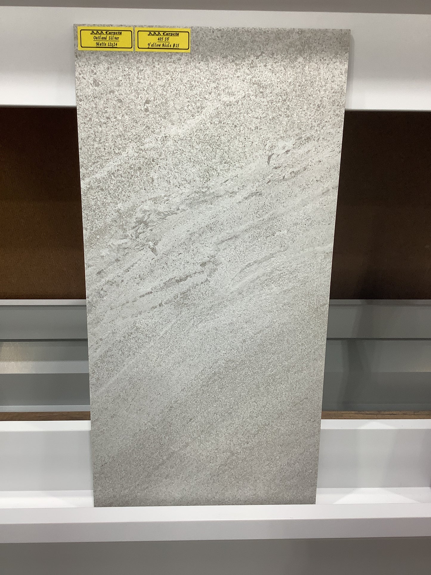 Outland Silver Matte 12x24