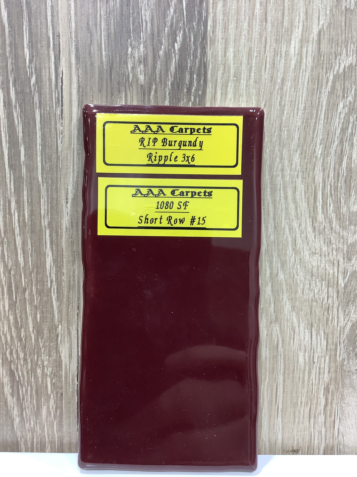 RIP Burgundy Ripple 3x6