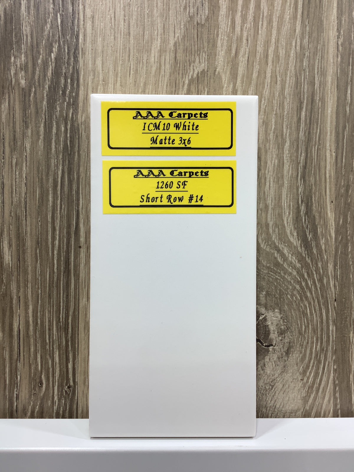 ICM10 White Matte 3x6