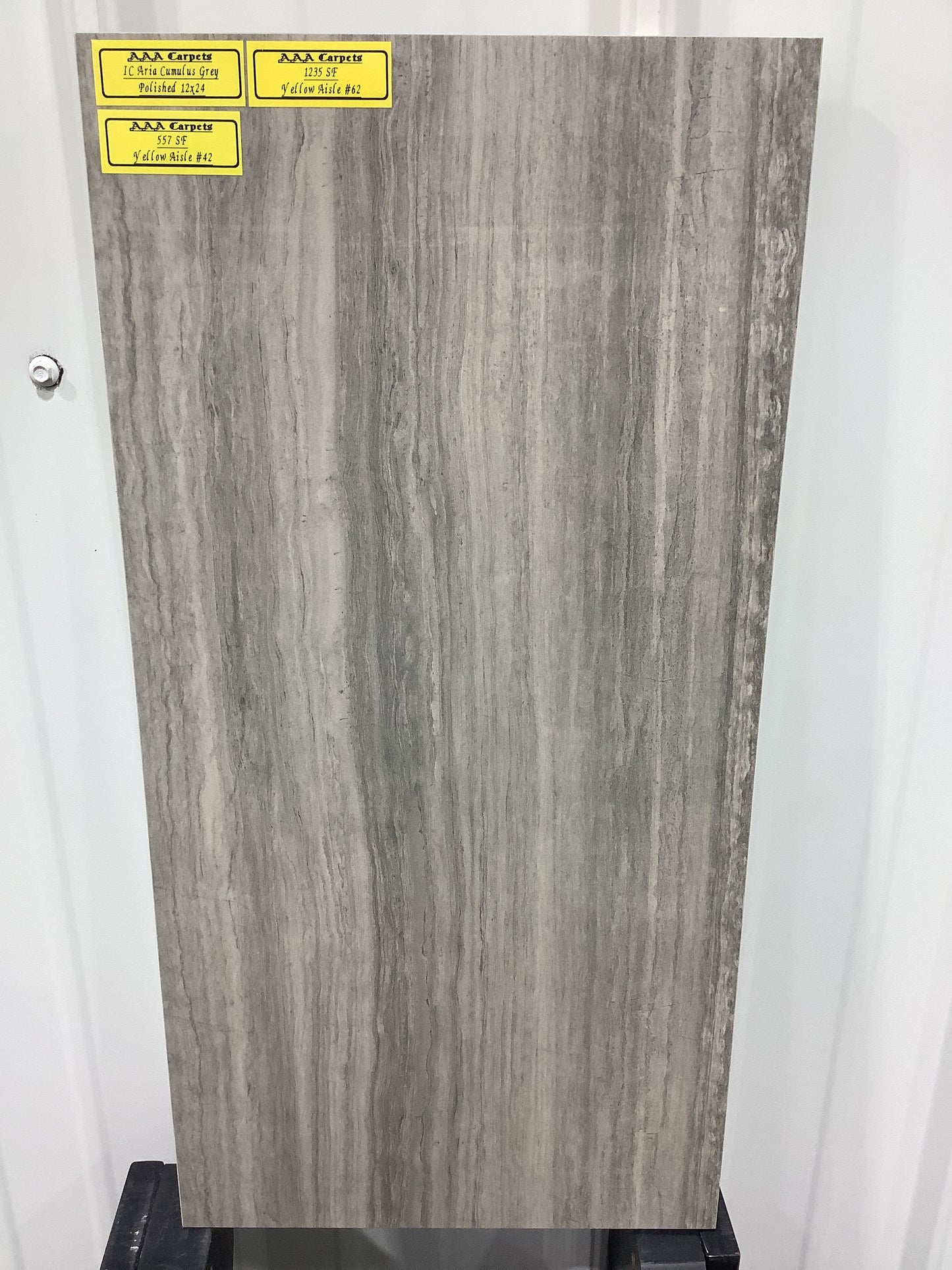 IC Aria Cumulus Grey Polished 12x24