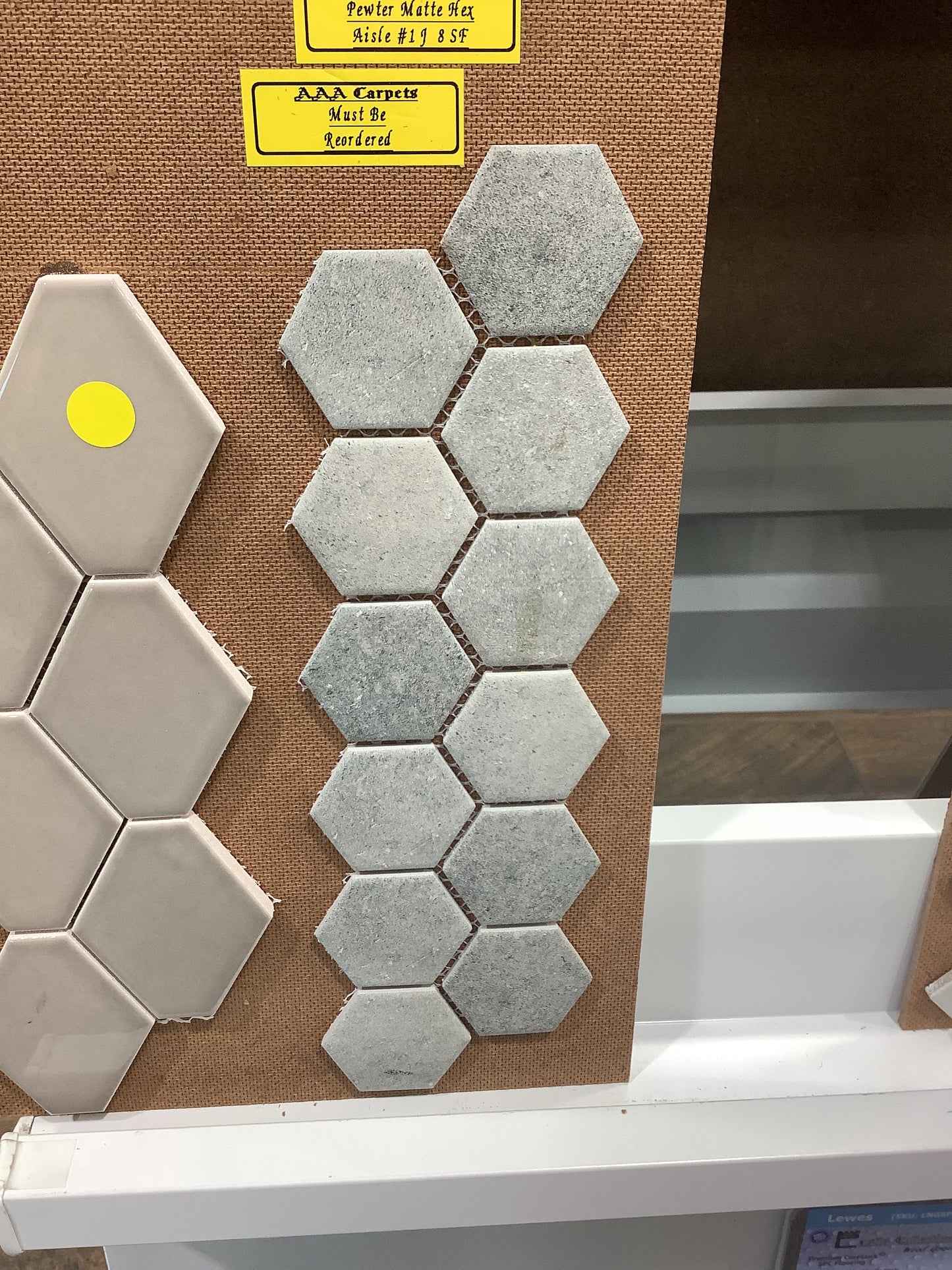Pewter Matte Hex