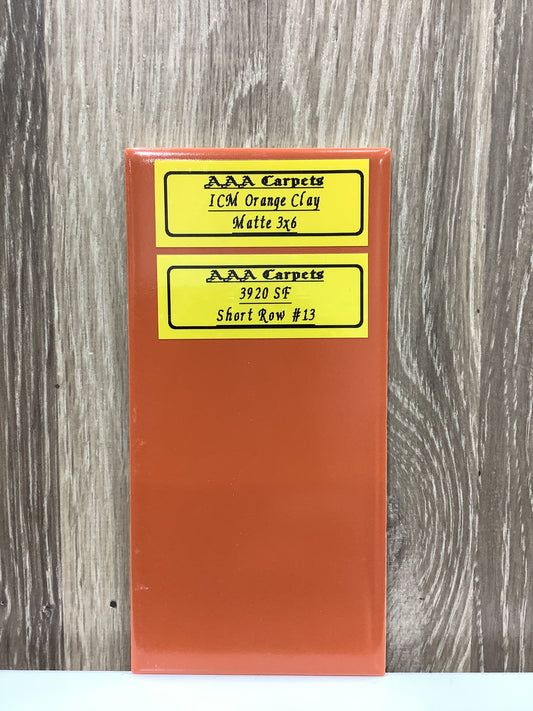 ICM Orange Clay Matte 3x6