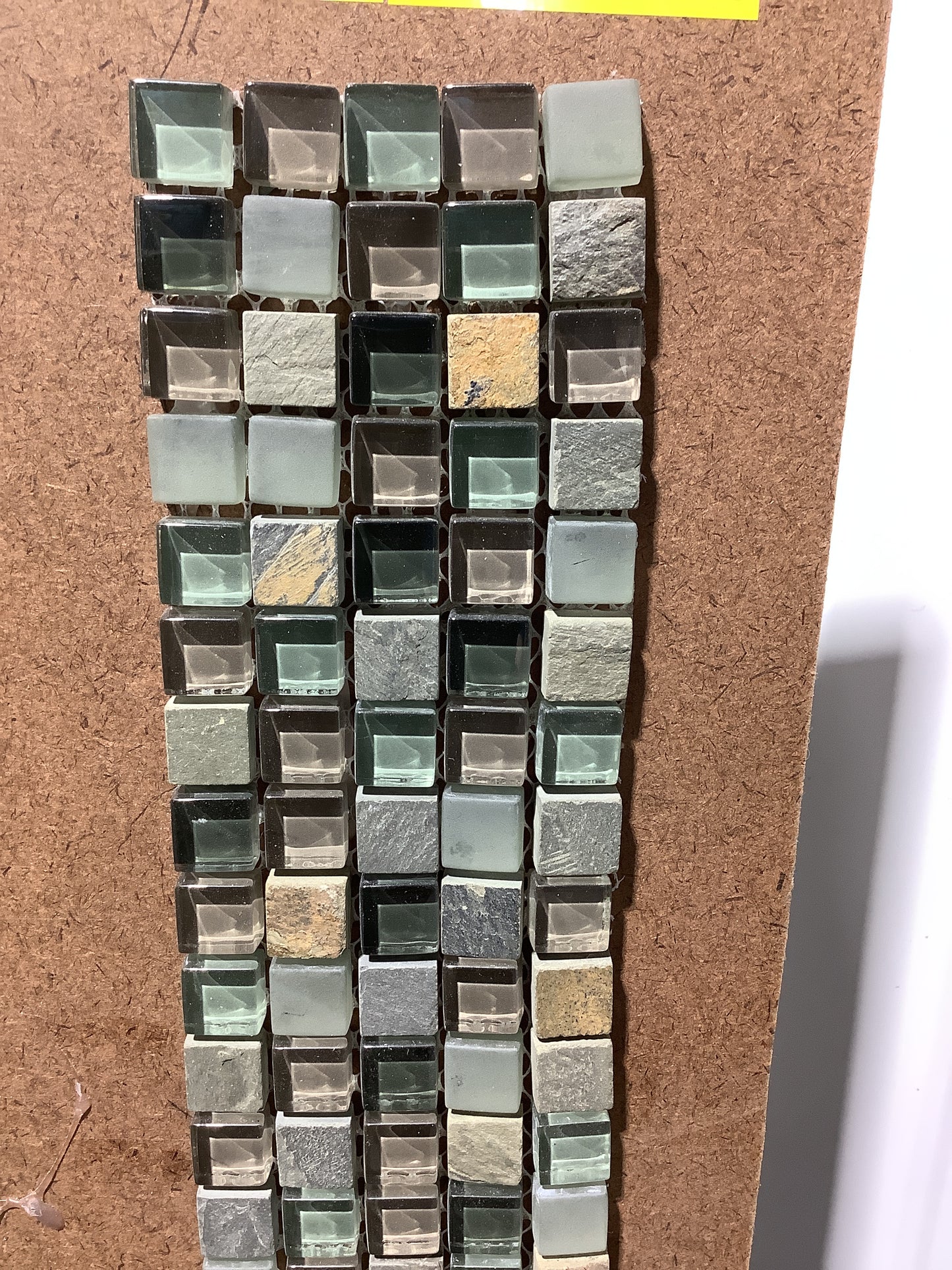 Multicolor .5x.5 Stone Glass Mosaic