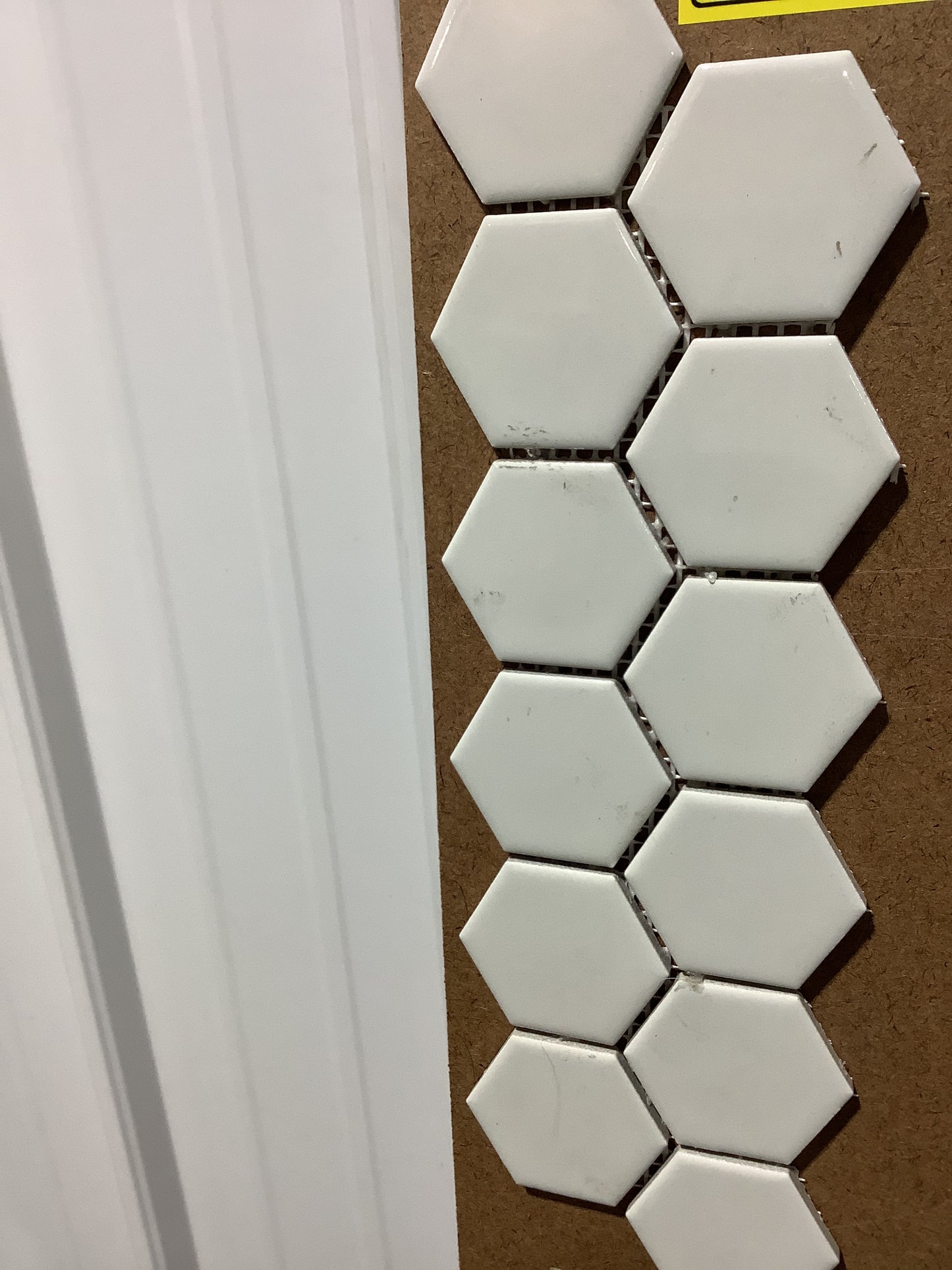 Grey 2x2 Hex Polished Mosaic