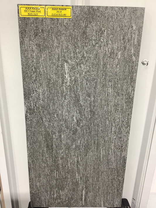 AM33 Voyager Black Matte 12x24 Tile