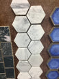 IC White Carrara Hex Mosaic