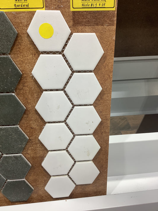 Matte White Hex