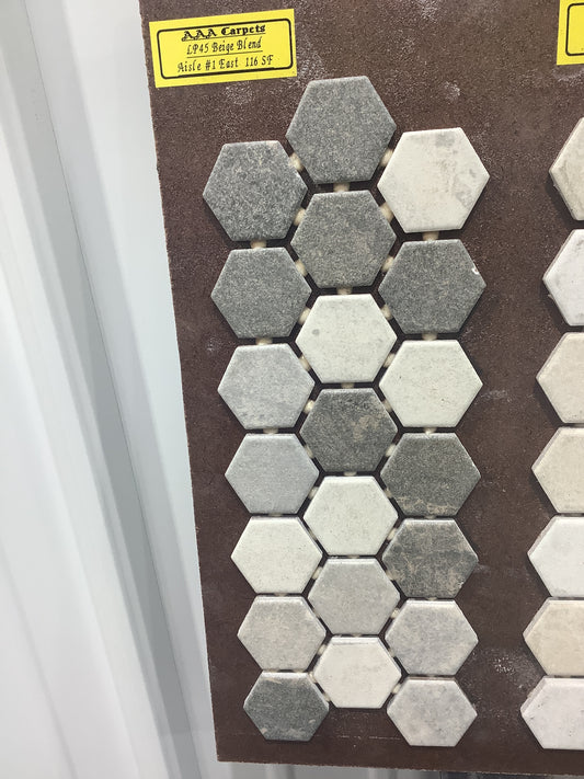 LP45 Beige Blend hex Mosaic