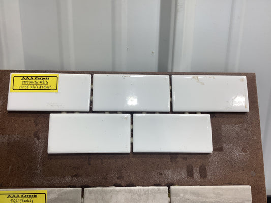 0190 Arctic White 2x4 Mosaic