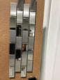 Inox 1x2 Glass Mosaic