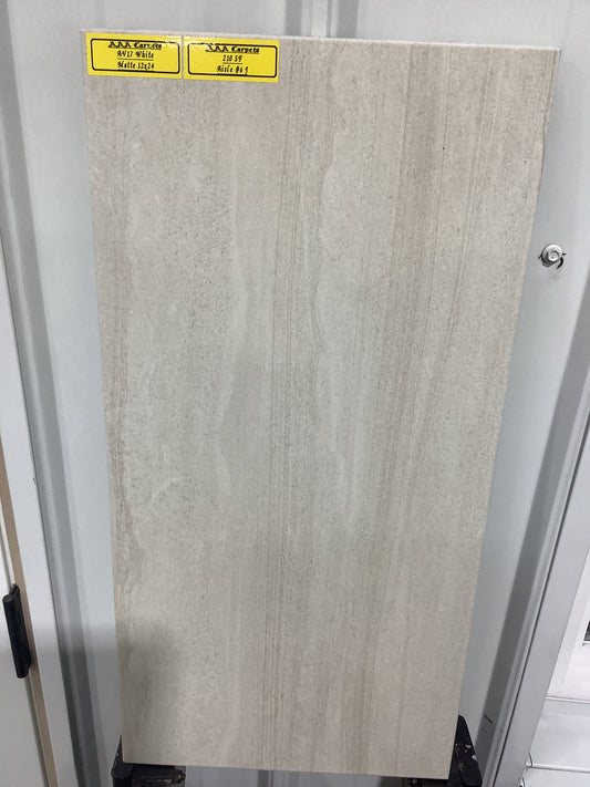AV17 White Matte 12x24  Tile
