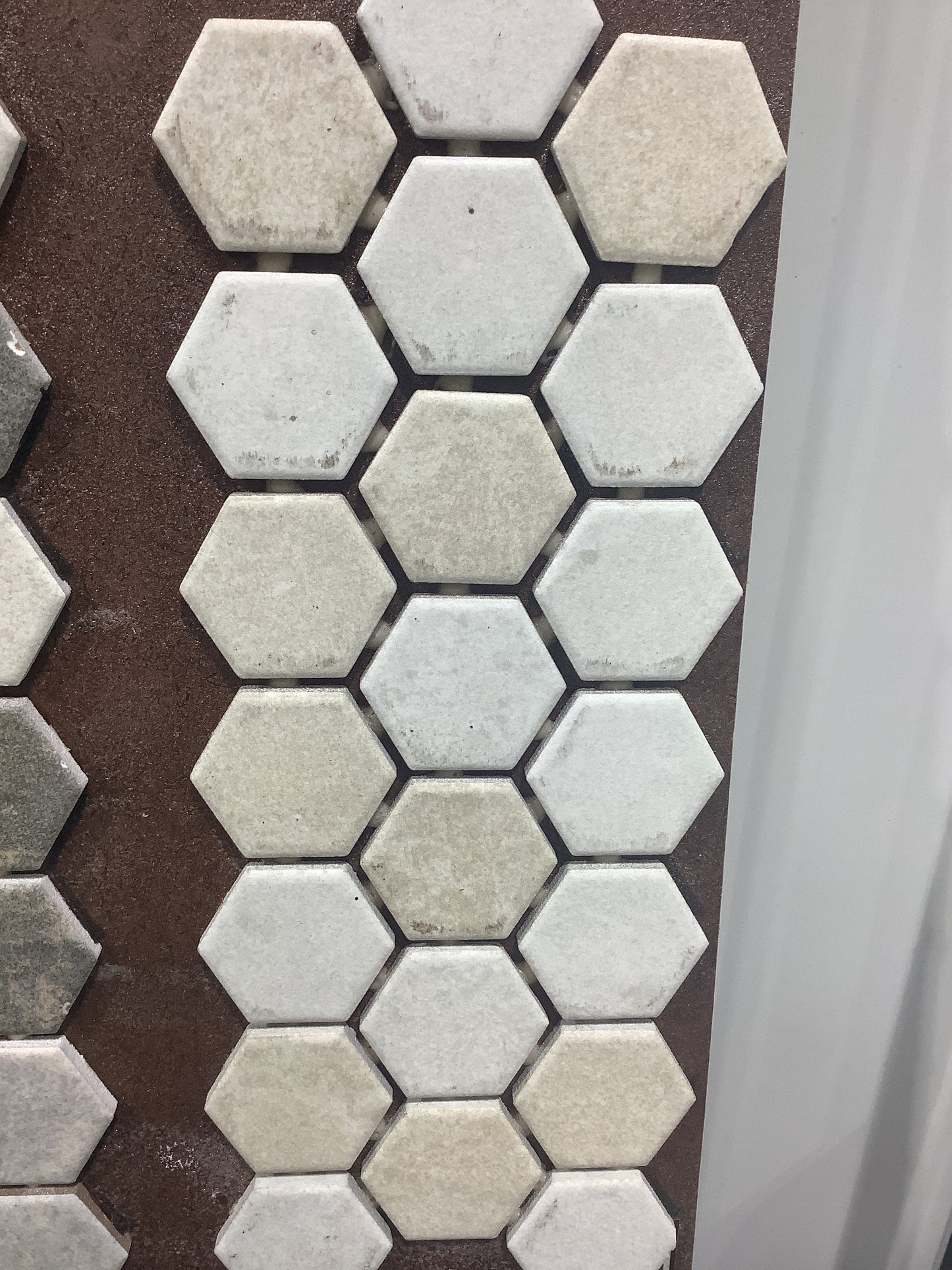 LP46 Grey Blend Hex Mosaic