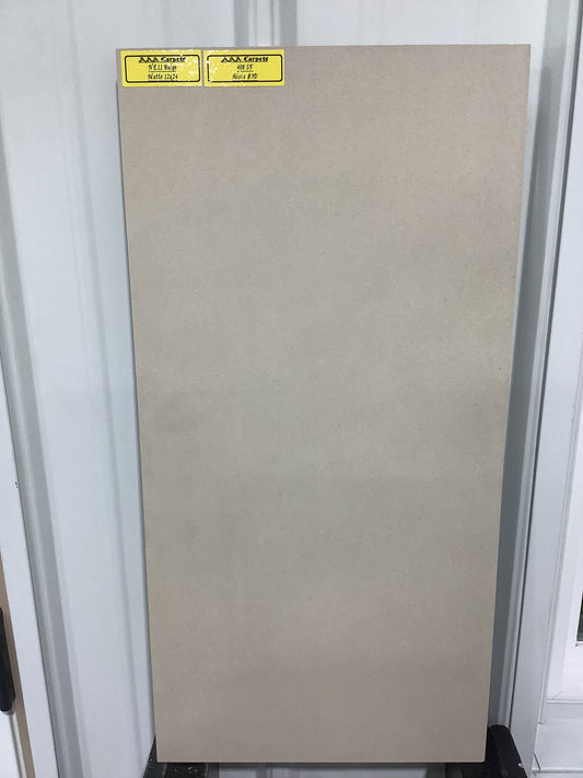 NE11 Beige Matte 12x24 TIle