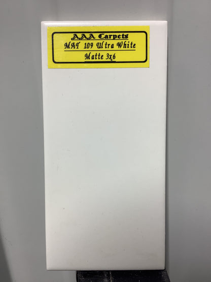 MAT 109 Ultra White Matte Subway