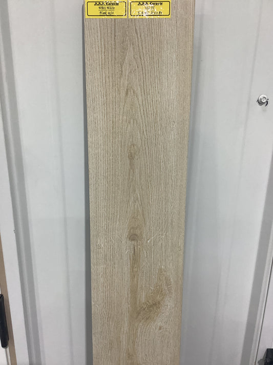WB01 White Plank 6x24 Wood Grain Tile