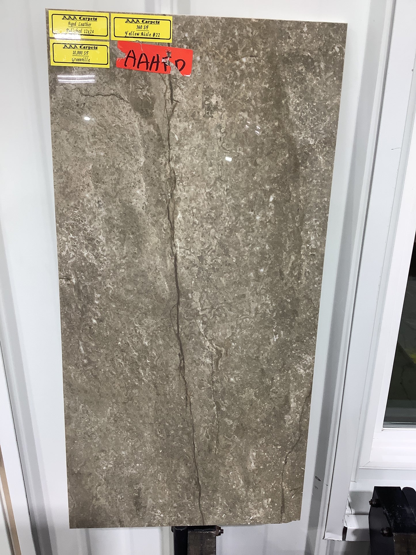 Aged Leather Polished 12x24