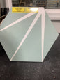 Starline Blue Hex 10x11 Tile