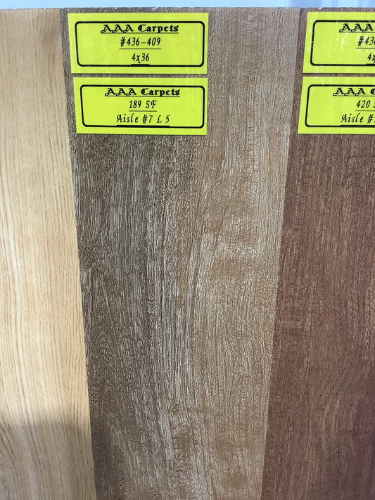 #436-409 4x36 Glue Down Vinyl Plank