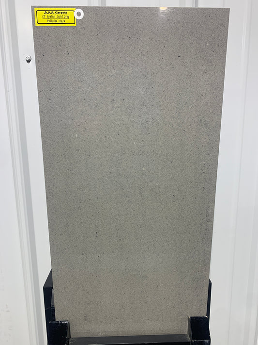 CT Spatial Light Grey polished 12x24