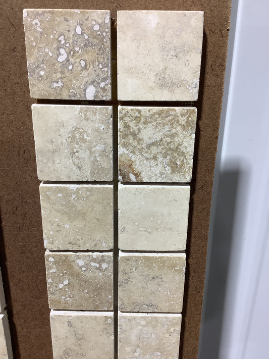 Andean Cream 2x2 Honed Mosaic