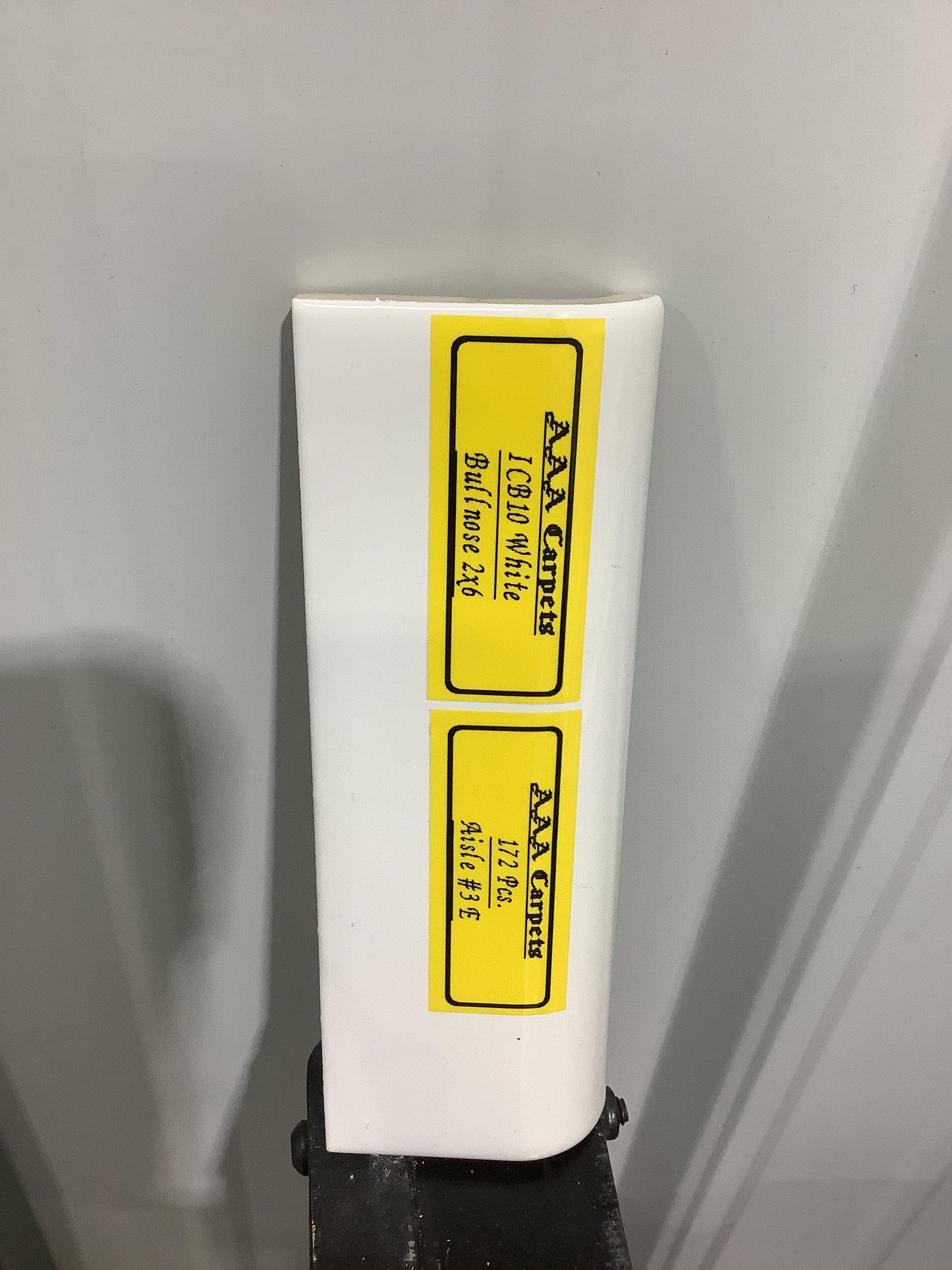 ICB10 White Bullnose 2x6