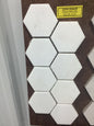 Thassos White Hex Mosaic