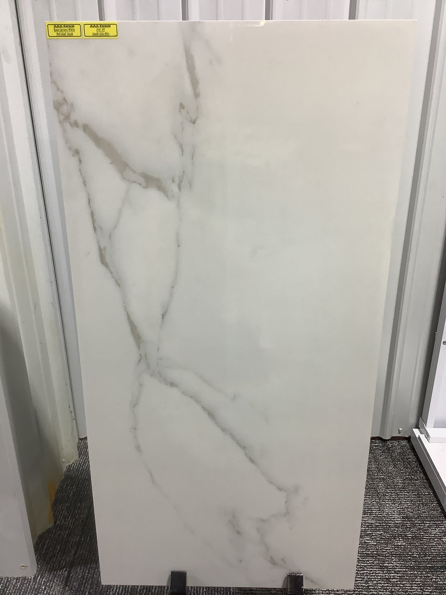 Roca Carrara White Polished 24x48 Tile