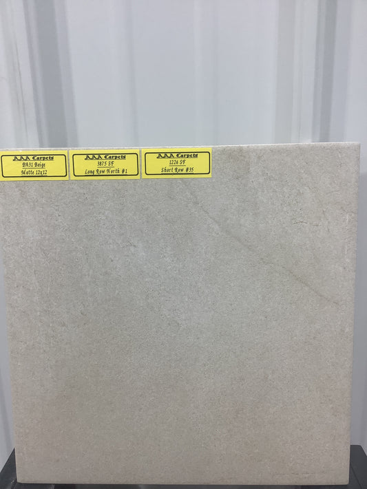 BA31 Beige Matte 12x12 Tile