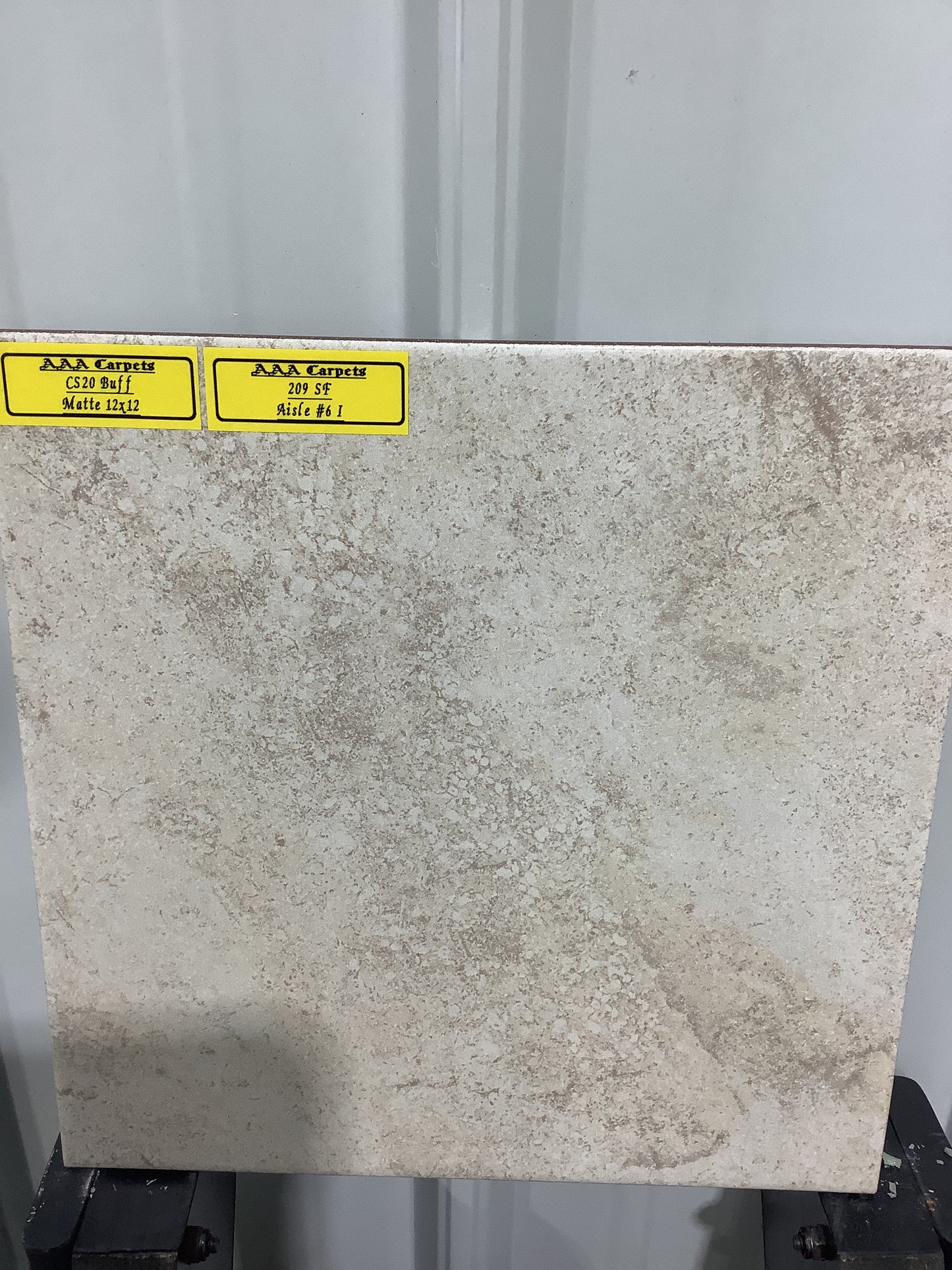 CS20 Buff matte 12x12 Tile