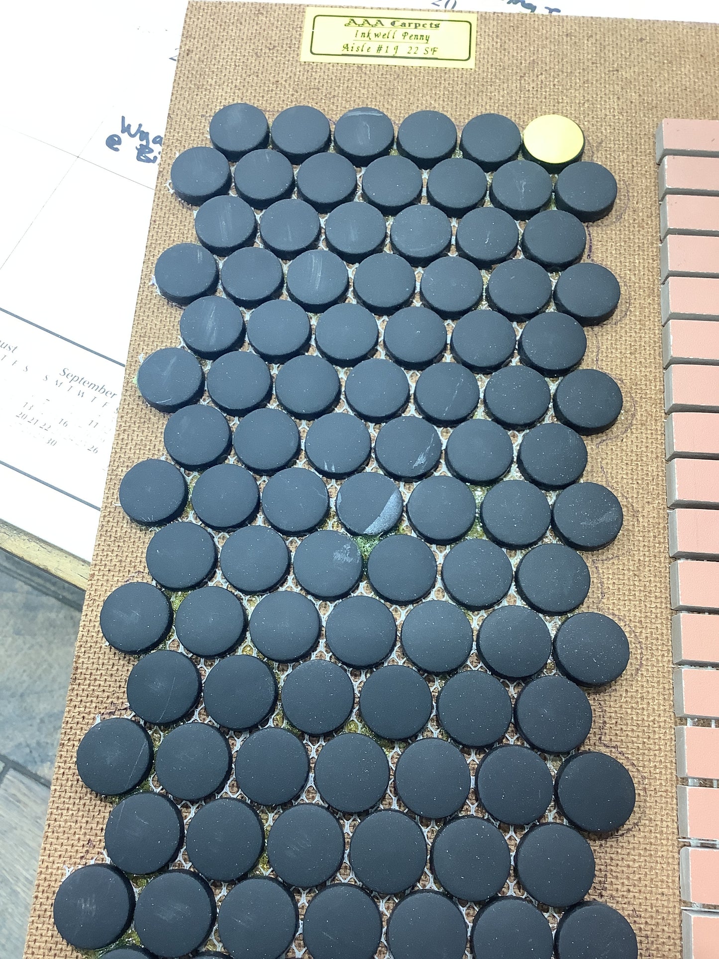 Inkwell Penny Tile Mosaic