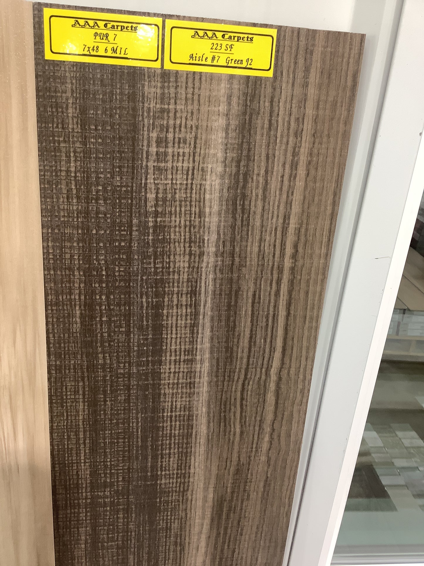 PUR 7 7x48 6 Mil Glue down Plank