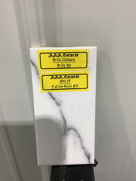 Brite Statuary  3x6 Tile