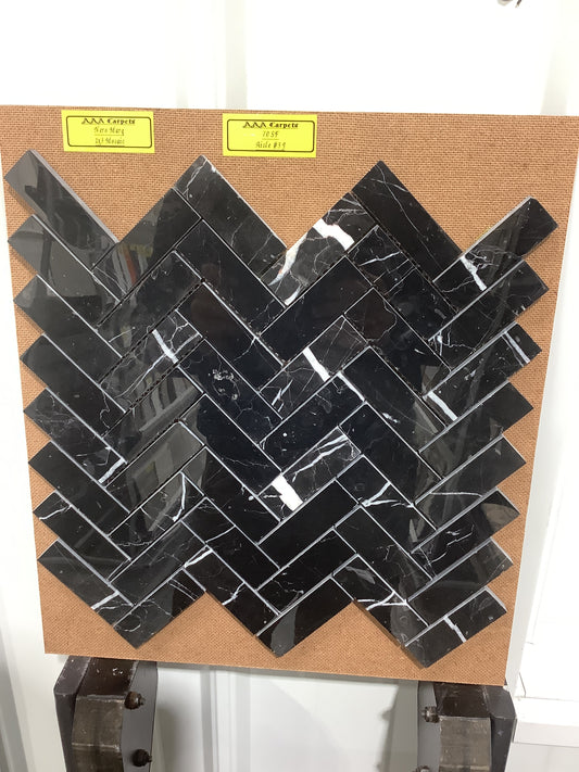 Nero Marq 1x3 Mosaic stone