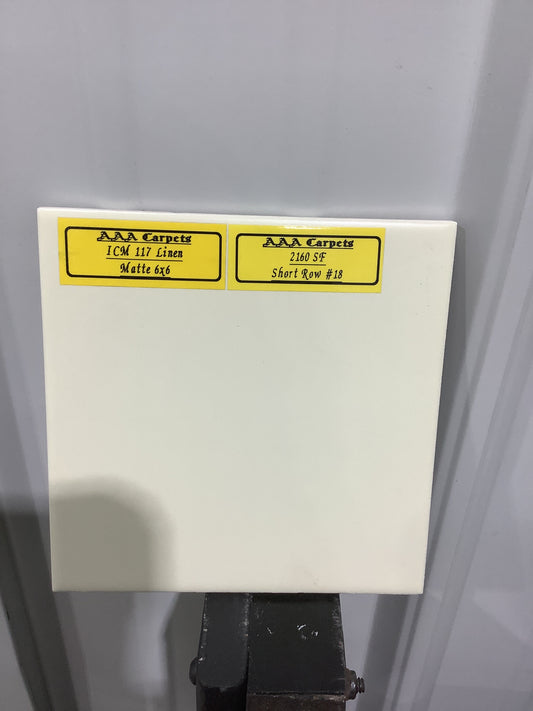 ICM 117 Linen Matte 6x6 Tile