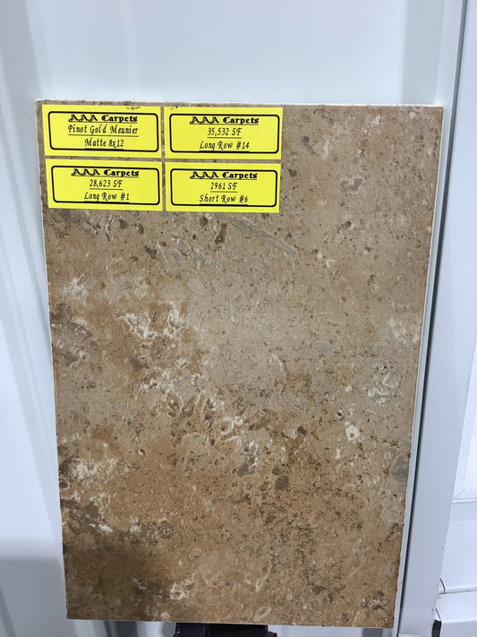 Pinot Gold Meunier Matte 8x12 tile