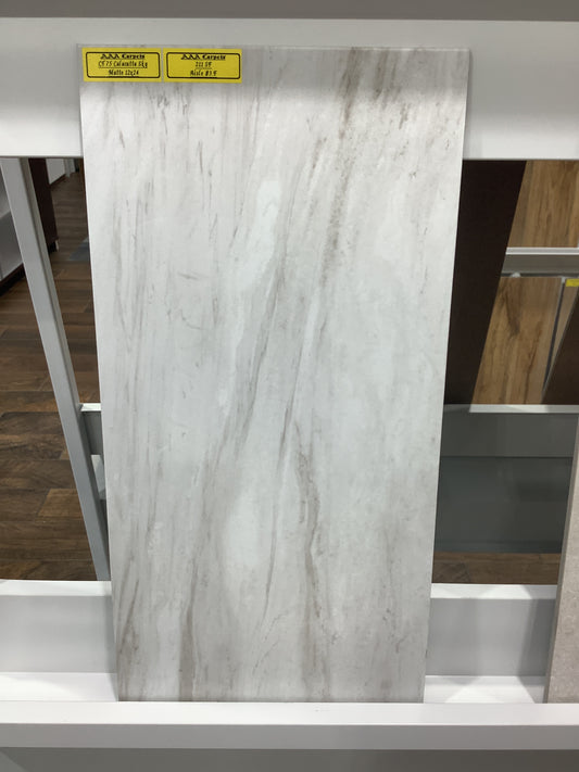 CT75 Calacutta Sky Matte 12x24