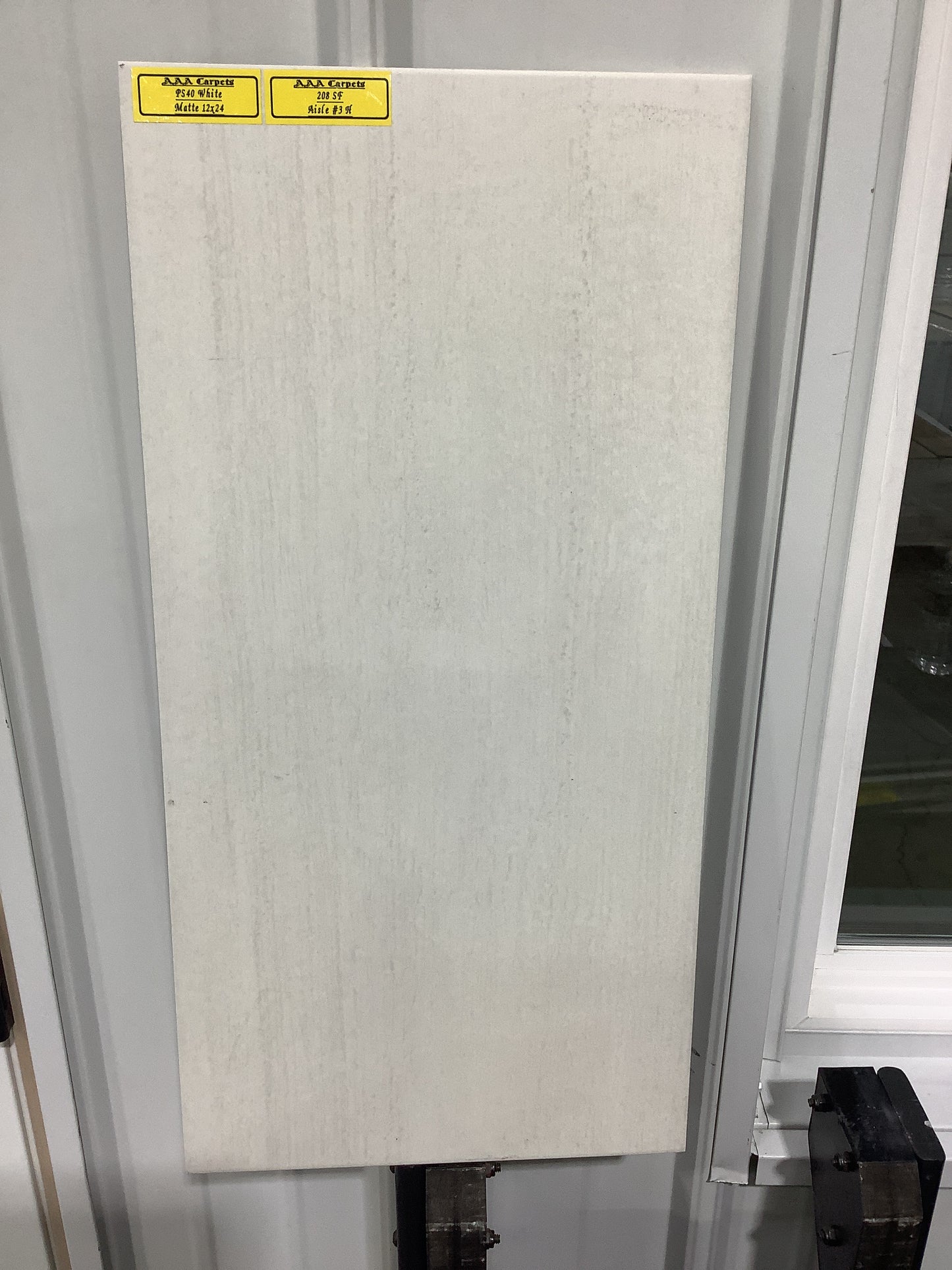 PS40 White Matte 12x24