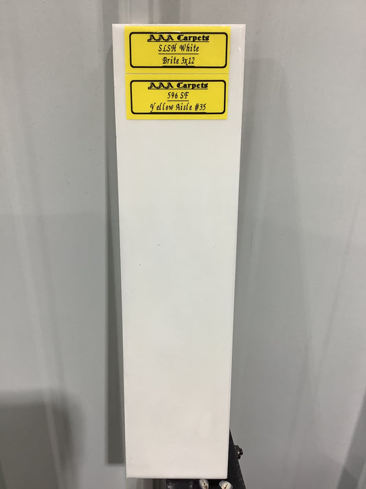 SLSH White Brite 3x12
