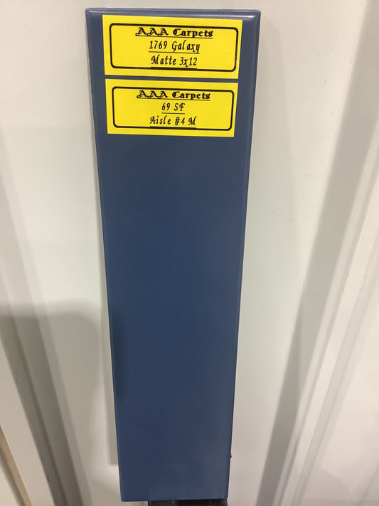 1769 Galaxy Matte 3x12 Subway Tile